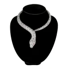 925 Sterling Silver Snake Factory Price Trends In Europe And America 925 Sterling Silver 3D Snake Thick Necklace