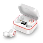 Oem Factory OEM Logo Customize TWS Wireless 5.0 Earphones Mini Earbuds LED Power Display TWS Earphone