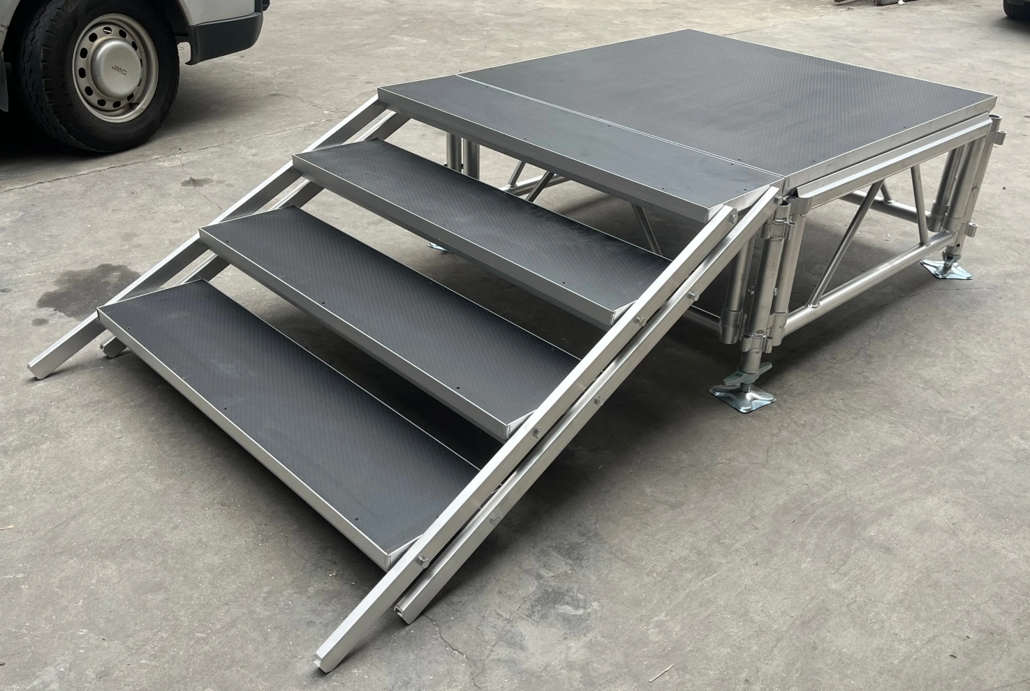 product aluminum  adjustable wedding party mobile assembly stage-10