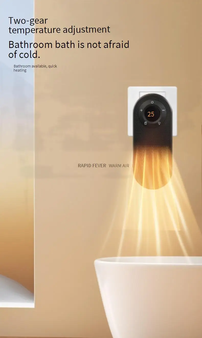 Electric Warmer, Wall, PTC - detail 10