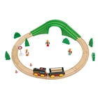 28pcs Railway Train Track Builder Transportation Set For Preschool Kids Infants Toddlers