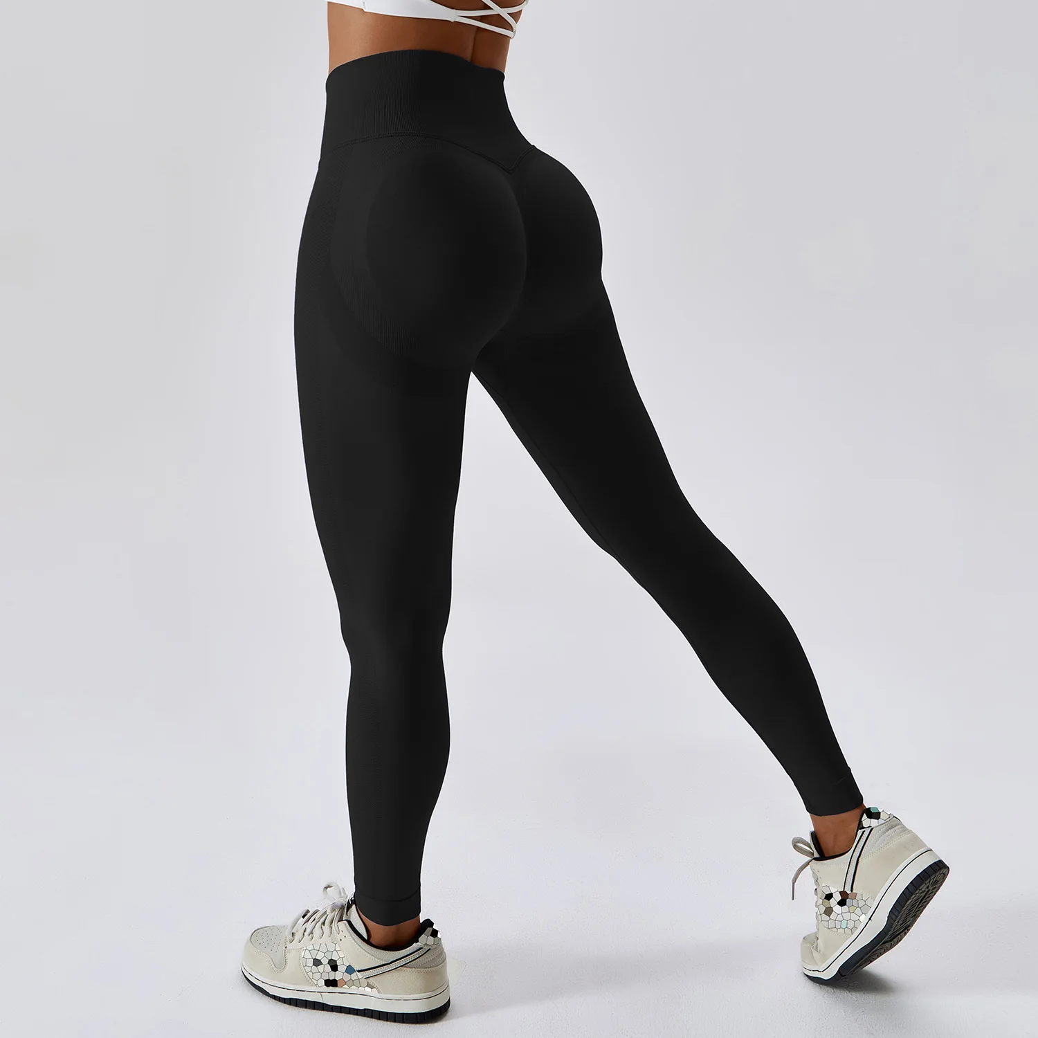 OEM Yoga Leggings Gym Sportswear Women Pants Workout Clothing Fitness Active Sports High Waist Scrunch Seamless Leggings
