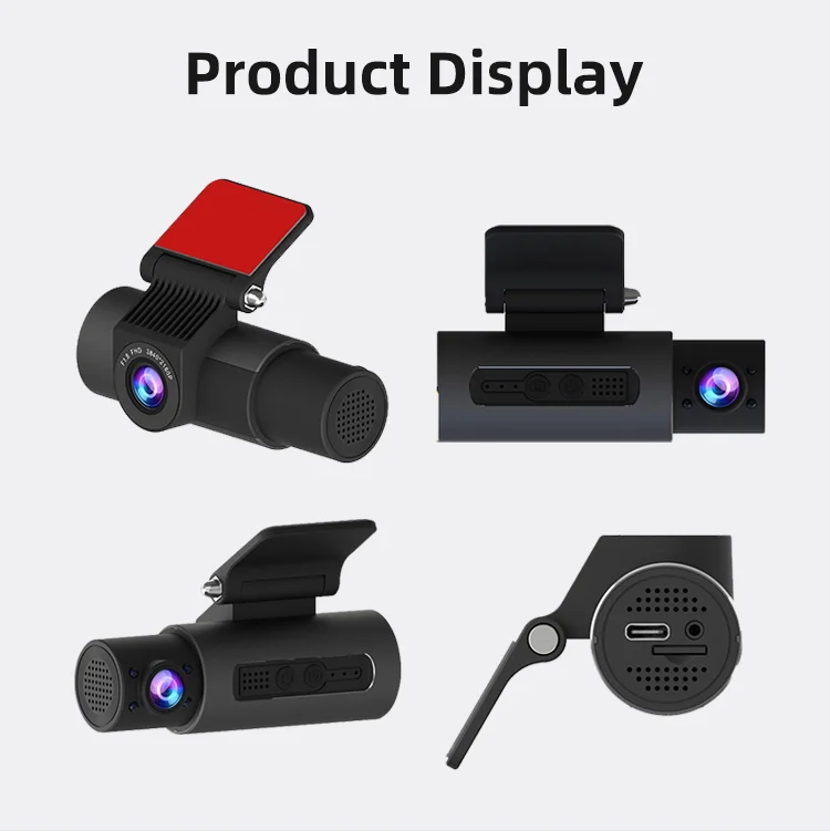 UHD Car Black Box 4k Wifi Gps Dashcam 3 Channel WIFI 4k Dash Camera 3 Lens 4k Dash Cam F1.8 with 140° Wide Angle for Agent manufacture