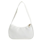 Design Soft Women Underarm Bag Retro Solid Color Handbags Fashion Design Ladies Small Shoulder Bags