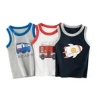 Boy Clothing Boys Child Boy Clothing Kids Tank Tops Baby Boys Graphic Print Cotton Sleeveless T Shirt For Kid