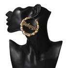 Hoop Wholesale Large Gold Hoop Queen Accessories Women Trendy Designer Earrings Popular Brands