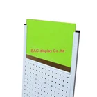 Metal Pegboard Display rack with Hooks for hads products