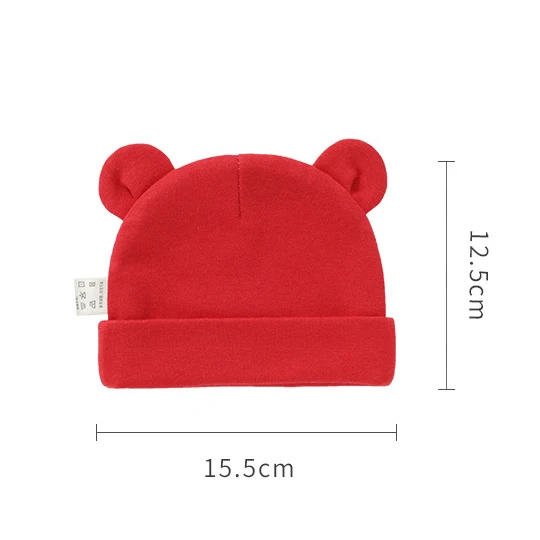 manufacturer 0 to 12 months baby hat wholesale cotton fedora baby bear ear hats  newborn lovely baby hat