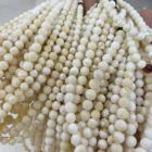 Beads Factory Outlet Natural Baltic Amber High End White Amber Necklace Muslim Prayer Beads