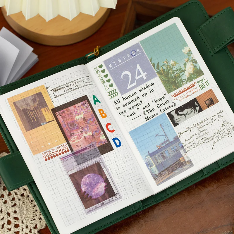 50 Piece Natural Scenery Sticker Book Creative DIY Diary Decoration Sticker