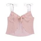 Women's Vest Wholesale Customized Good Quality Pink Women's Halter Custom Vest Logo Ladies Vest Top
