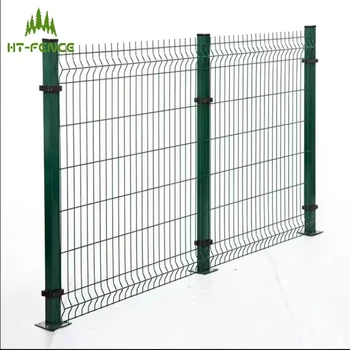 HT-FENCE Customized Industrial Fence Panels  Galvanized Steel Chain Fencing Trellis