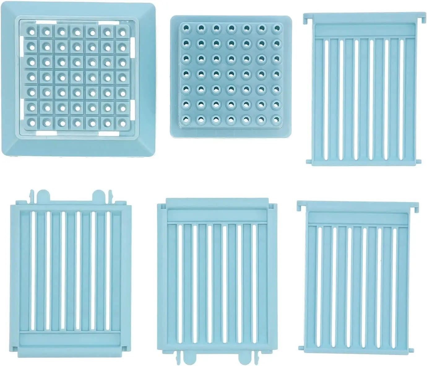 Small 18cm Korean Style BBQ Skewers 49 Hole Kebab Making Box Durable Plastic ABS Eco-Friendly manufacture