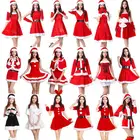 Dance Clothing Wholesale Christmas Sexy Dance Costume Dress For Girls Nightclub Clothing With Bow Decoration
