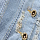 Girls Jean 2020 Custom Fashion Kids Girls Blue Jean Denim Outdoor Jackets For Children