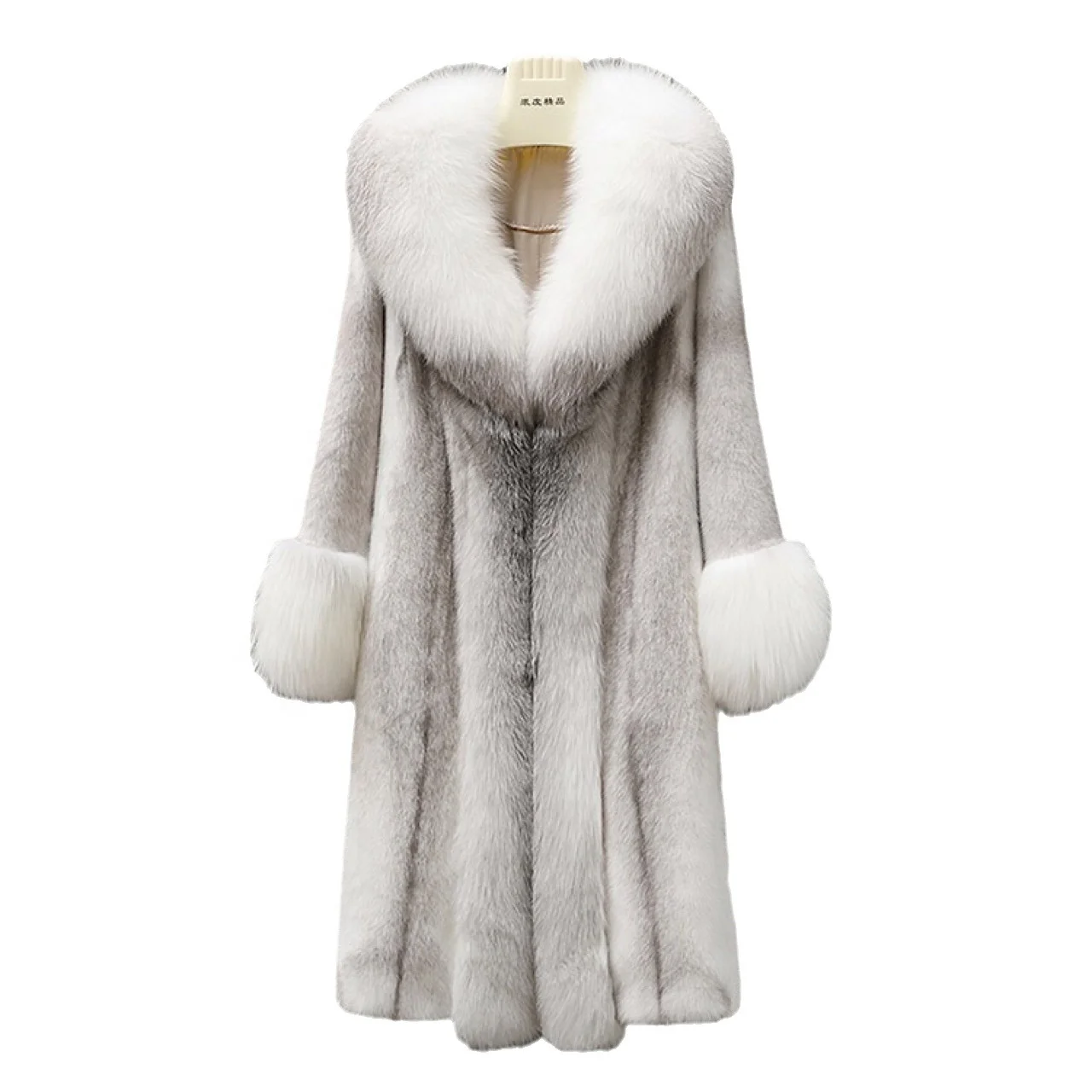 Zilcremo Women Hooded Cardigan Fuzzy Jacket Winter Open Front Fleece Coat Outwear with Pockets