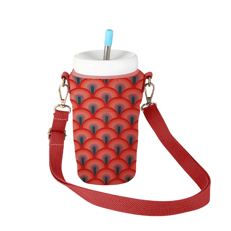 Daily Use Durability Coffee Mug Tumbler Sleeve Convenient Fashional Color And Outstanding Bottle Carrier