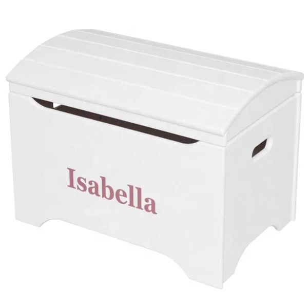 personalized white toy box