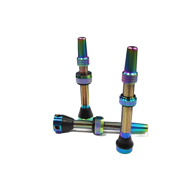 MTB Road Bike  Black Tubeless Presta Valves