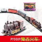 Toy Train Set Toys Railway Toy Electric Car Track Kids Plastic Race Train Set Tracks Rail Fast Cars Slot Toys