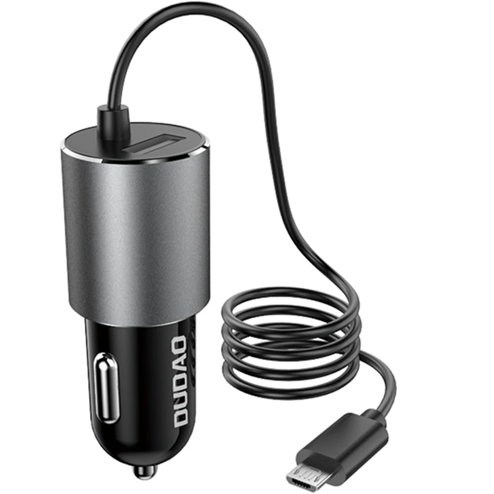 Dudao R5pro Dropshipping High Quality 2.4a Usb Car Charger With Cable