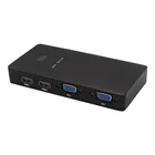 Vga Video Switch Good Quality 4 Port USB KVM Switch VGA Video Adapter Manual Switcher With USB Cables For Computer