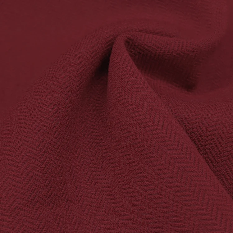 Hot Sale Solid Fabric 51% Polyester 43% Rayon 6% Spandex Material Knit Scuba Fabric for Pants supplier