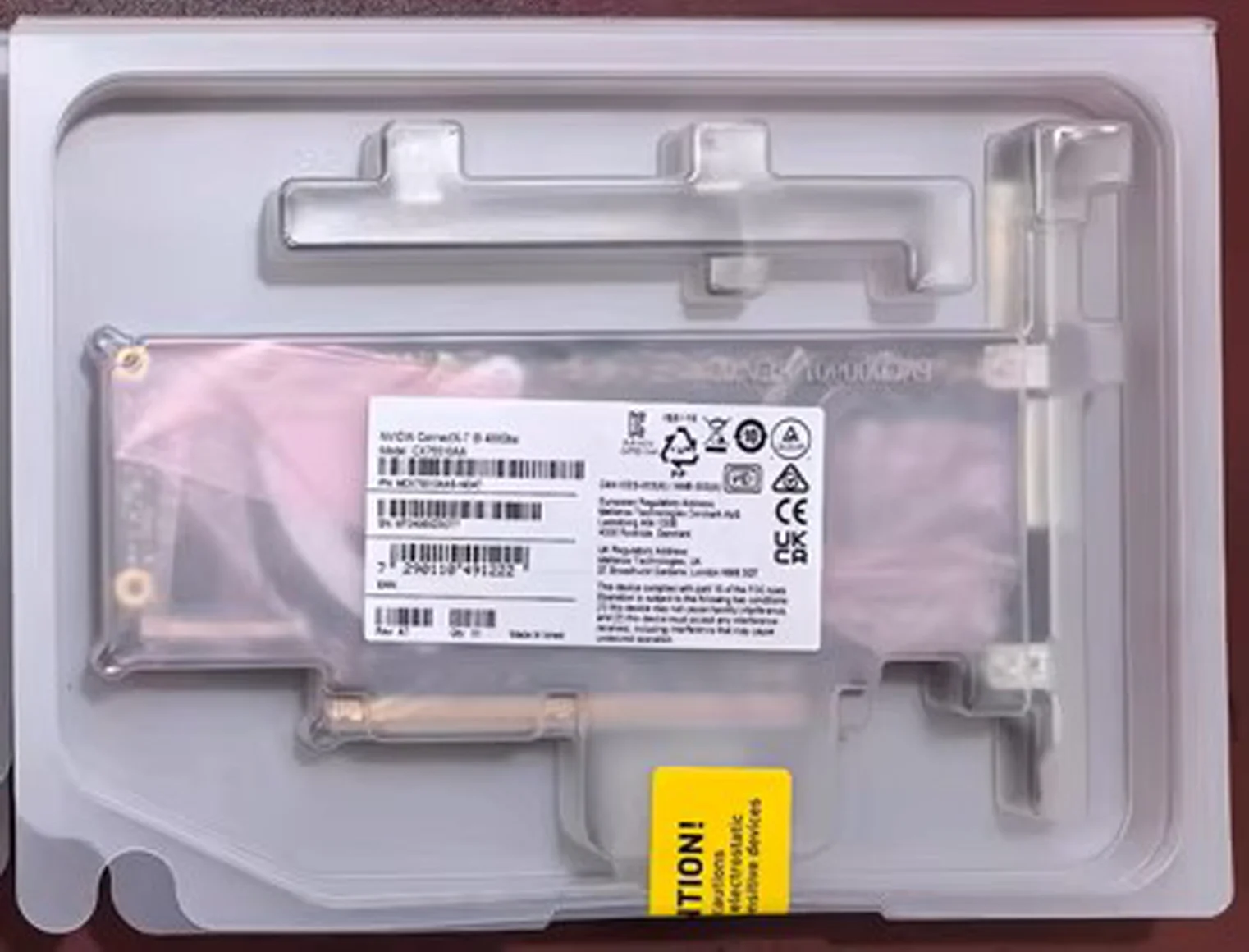 ConnectX-7 MCX75510AAS-NEAT 400G Ethernet Network Card with PCIe 5.0 and OSFP Single Port for High Performance