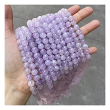 8mm Dream Lavender Amethyst Crystal Quartz Stone Beads For Bracelet Making