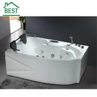 Bath Whirlpool Massage Bath SPA Acrylic Bathtub Home LED Jet Massage 2 Person Hot Tub