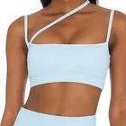 1 2 Women Yoga Bra Plain 1 Ins 2 Cheap Custom Logo Sexy Adjustable Straps Sports Bra