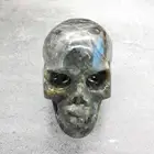 Labradorite Labradorite Wholesale Natural Hand Carved Gemstone Labradorite Crystal Skull Crafts For Healing