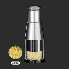Hand-pulled garlic beater garlic masher non-electric baby auxiliary food machine kitchen cooking machine small meat grinder