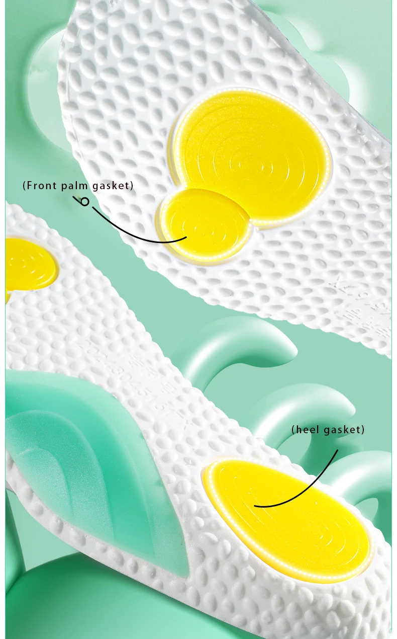 Perfect Hardness PU Sport Insole Popcorn Gel Soft Elastic Air Cushion Shockproof Breathable Arch Support Soft Light Shoe Inserts Perfect Hardness PU Sport Insole Popcorn Gel Soft Elastic Air Cushion Shockproof Breathable Arch Support Soft Light Shoe Inserts