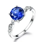 Tanzanite Tanzanite 925 Sterling Silver Wedding Ring Tanzanite Jewelry Factory Price Directly