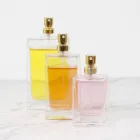 Perfume Perfume Glass Bottle Manufacturers Free Sample Luxury Woman 30/50ml Square Spray Glass Perfume Bottle Wholesale