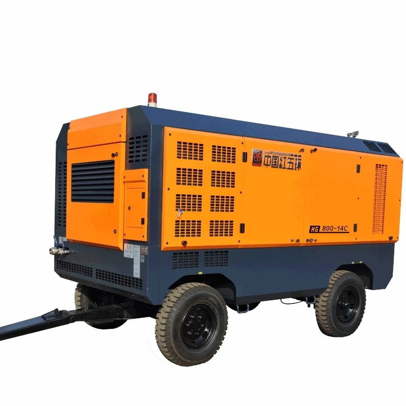 Factory Direct Sale 20bar Air Compressor Portable Diesel Engine Screw Air Compressor for drilling rig
