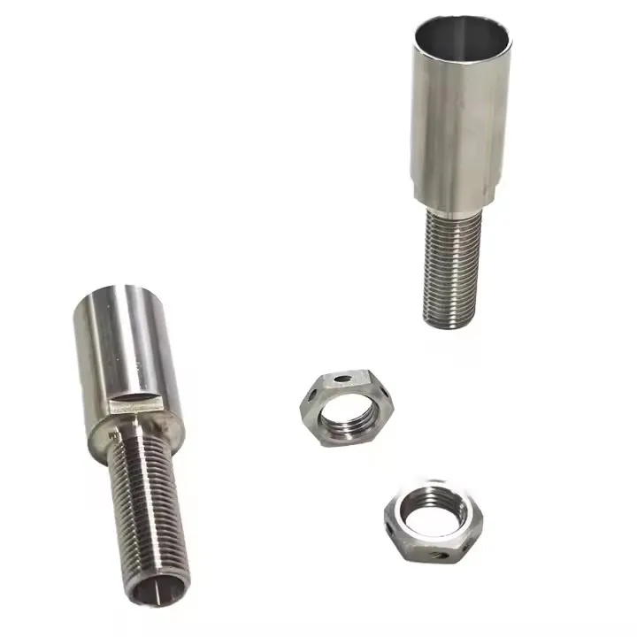 Custom CNC Stainless Steel 321 Power Supply Connector Shoulder Bolt With Nut supplier
