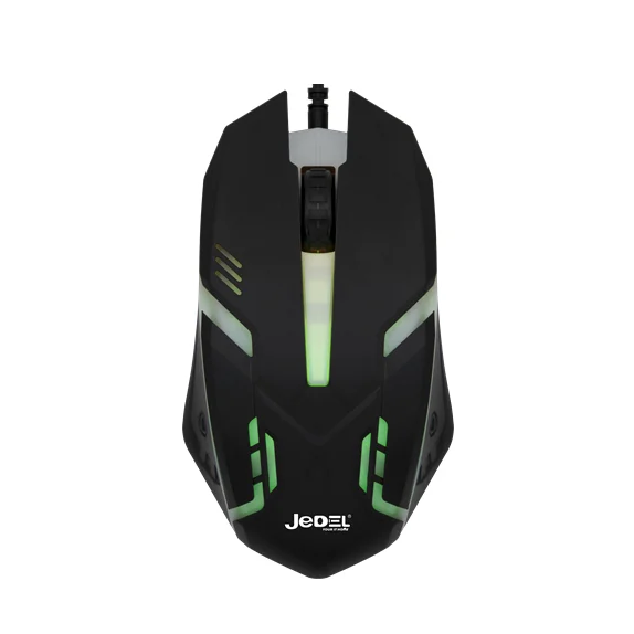 Souris gaming 3D filaire USB avec éclairage LED, 100 DPI optique, disponible immédiatement pour PC et ordinateurs portables.