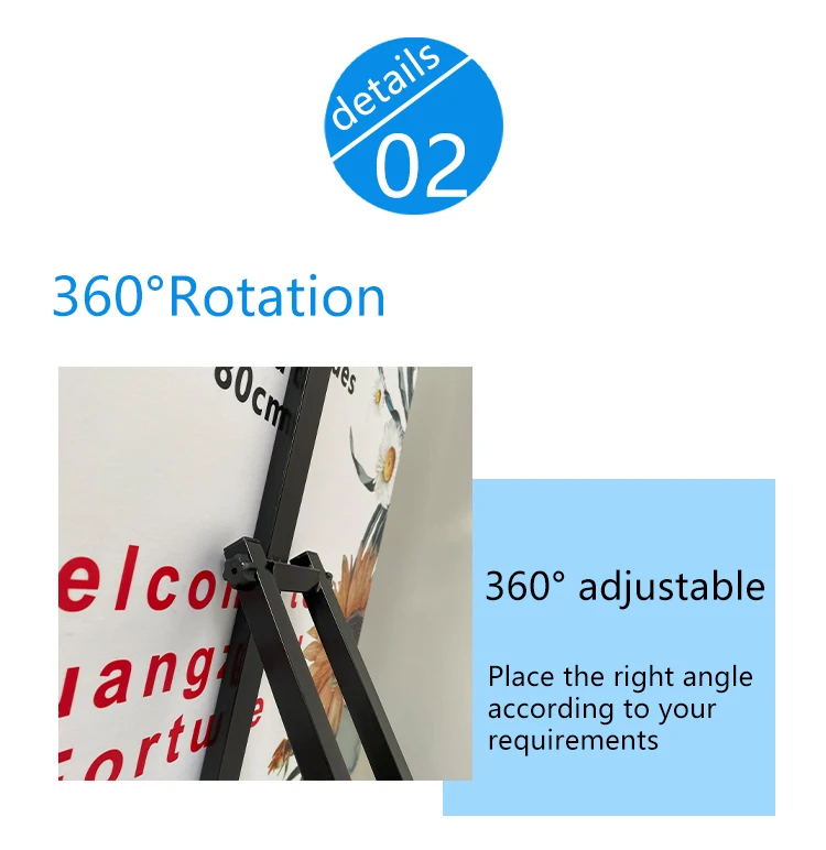 Custom Size Wholesale Sign Billboard Stand Outdoor For Supermarket