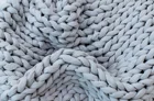Price Chunky Wholesale Price Bulky Thick Yarn Giant 100% Merino Wool Chunky Arm Knit Throw Blanket