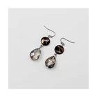 China Earring China Custom Made Cheap Long Led Metal Studs Multi Color Gemstone Earring For Girls