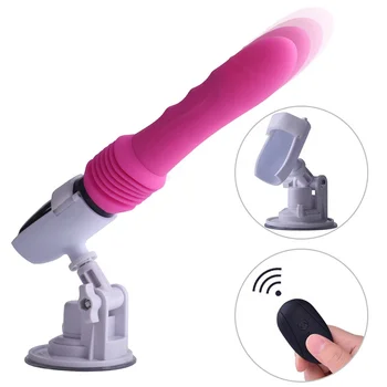 Artificial sex toy vibration machine for sex girls women black dildo vibrator penis gun with light
