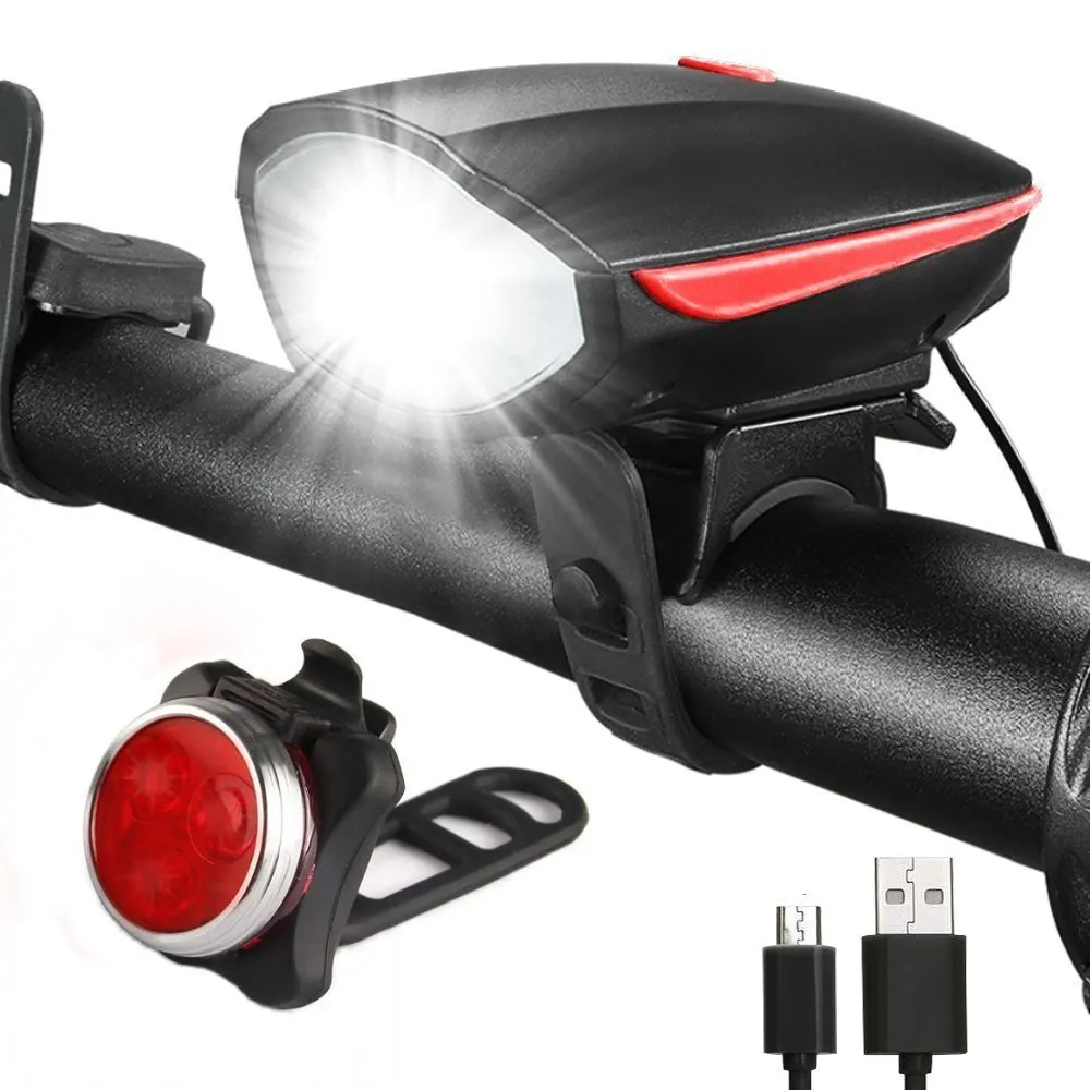 Bicycle Headlight Bicycle Light Rechargeable Bicycle Light Bike Headlight for Outdoor Riding 