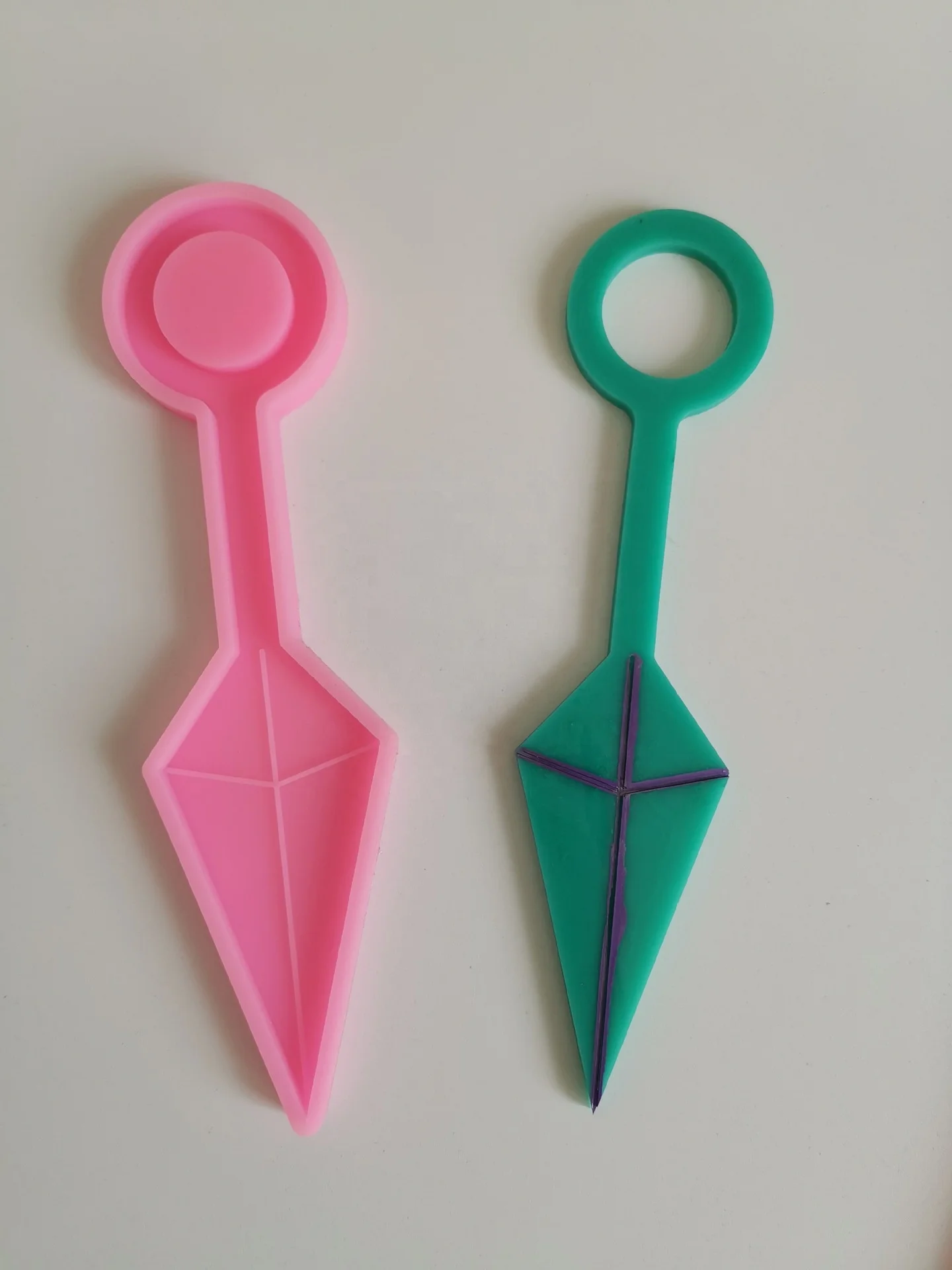 Triangle Arrow Epoxy Resin Mold Straw Topper Charms for Jewelry Keychain Mirror Moldes de Silicona Para Resina Epoxi Crafts Mold