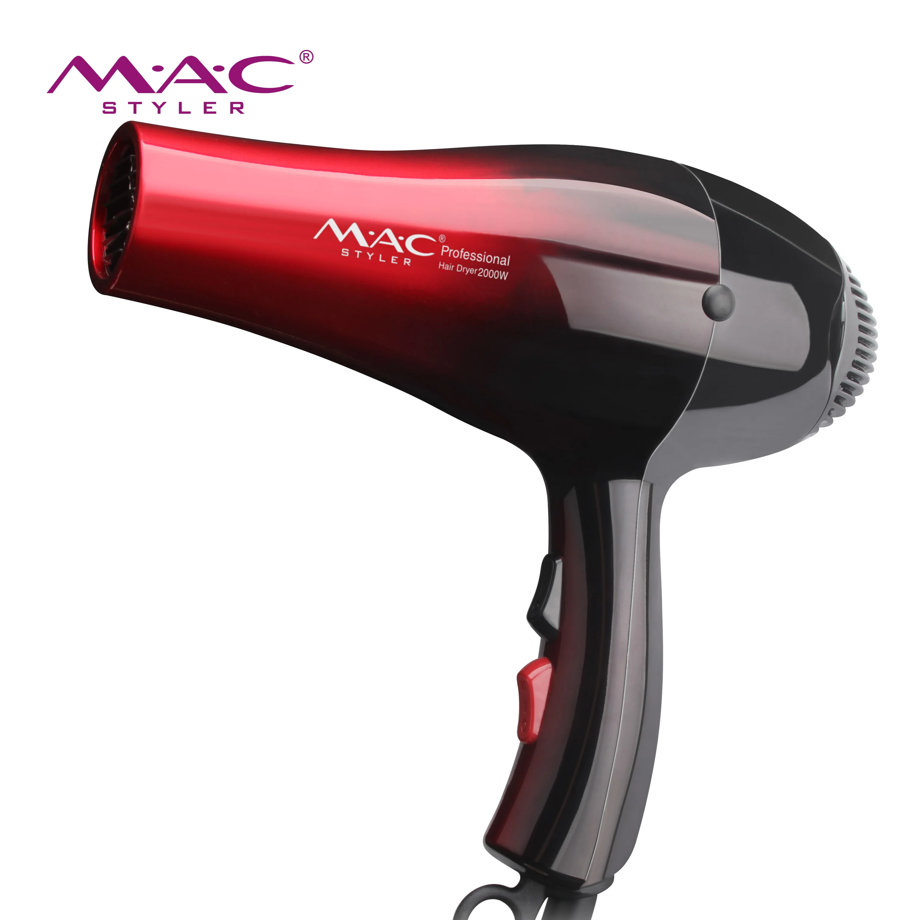 Mac Hair Dryer 2000w 110v/220v Hairdryer Hair Blow Dryer Fast Straight Hot  Air Styler 3 Heat Setting 2 Speed & One Setting - Buy Hair Dryers Sale,Mini  Travel Professional,2020 Hair Care Styling