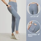 Clothes Hot Printing Wholesale Sportswear Women High Waist Yoga Pants Womens Fitness Clothes With Pocket