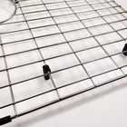 Custom Made Kitchen Sink Bottom Stainless Steel Grid With Bumper And Feet