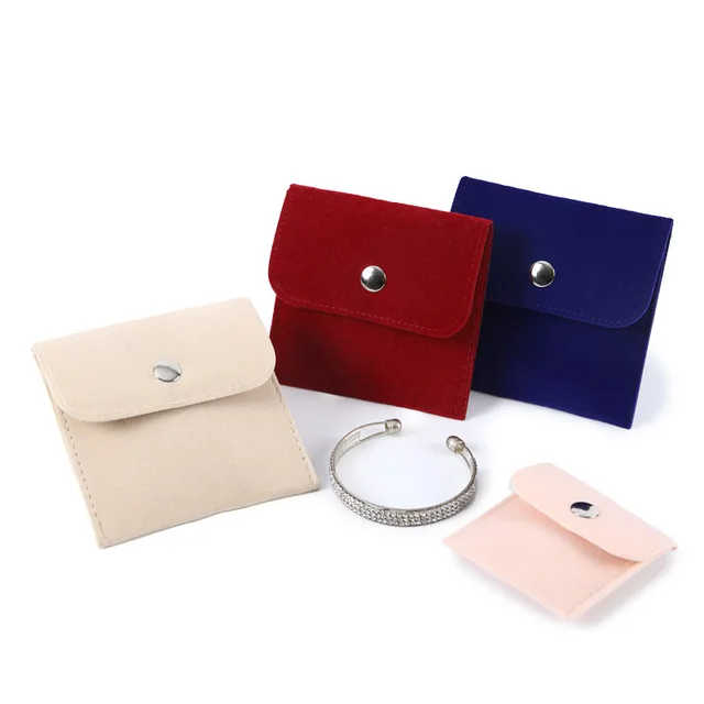 Mini And Compact Jewelry Storage Pouch Button Style Pouch Wholesale Customization Minimalist Pouch