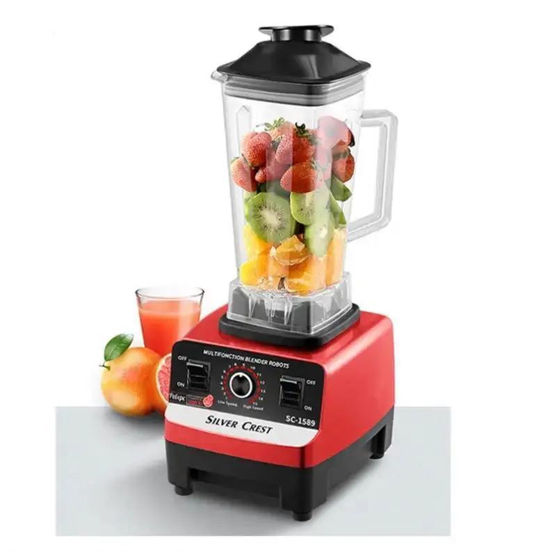 hot sell 5500W 2 in 1 commercial heavy duty power fresh fruit juicer electrical 2L blender